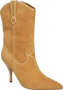 True Religion Logo Mid Calf 702 Cowboy Boot