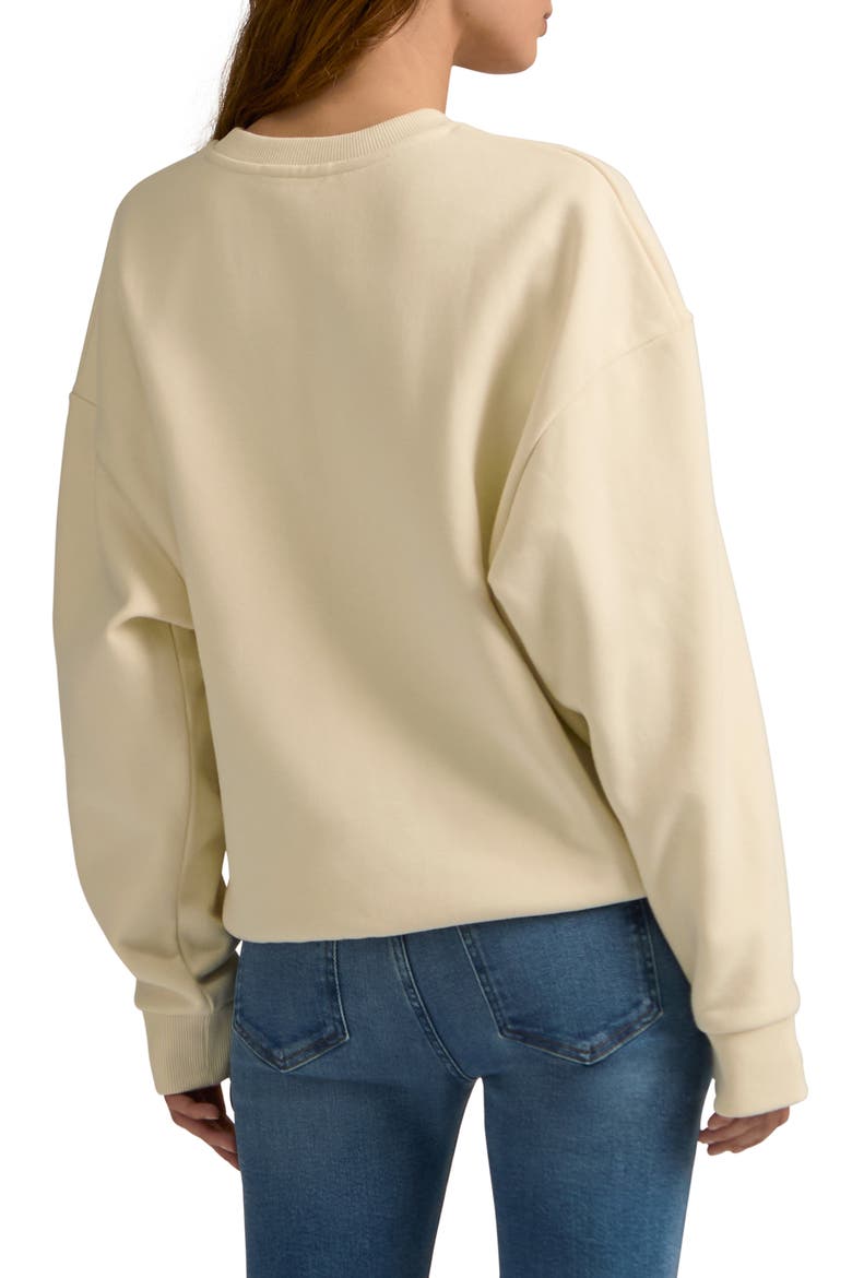 Favorite Sister Graphic Sweatshirt, Alternate, color, GARDENIA W/ BABY BLUE