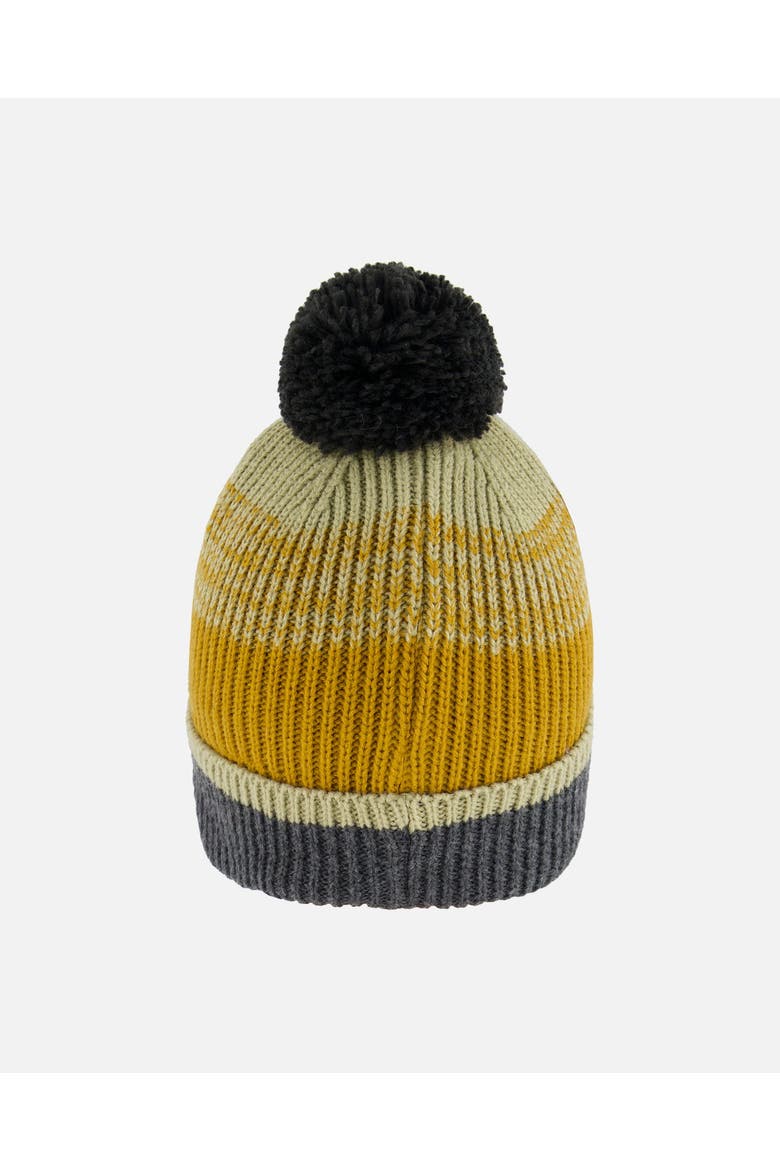 Boy's Knit Hat Gray, Spice And Sage, Alternate, color, Stripes