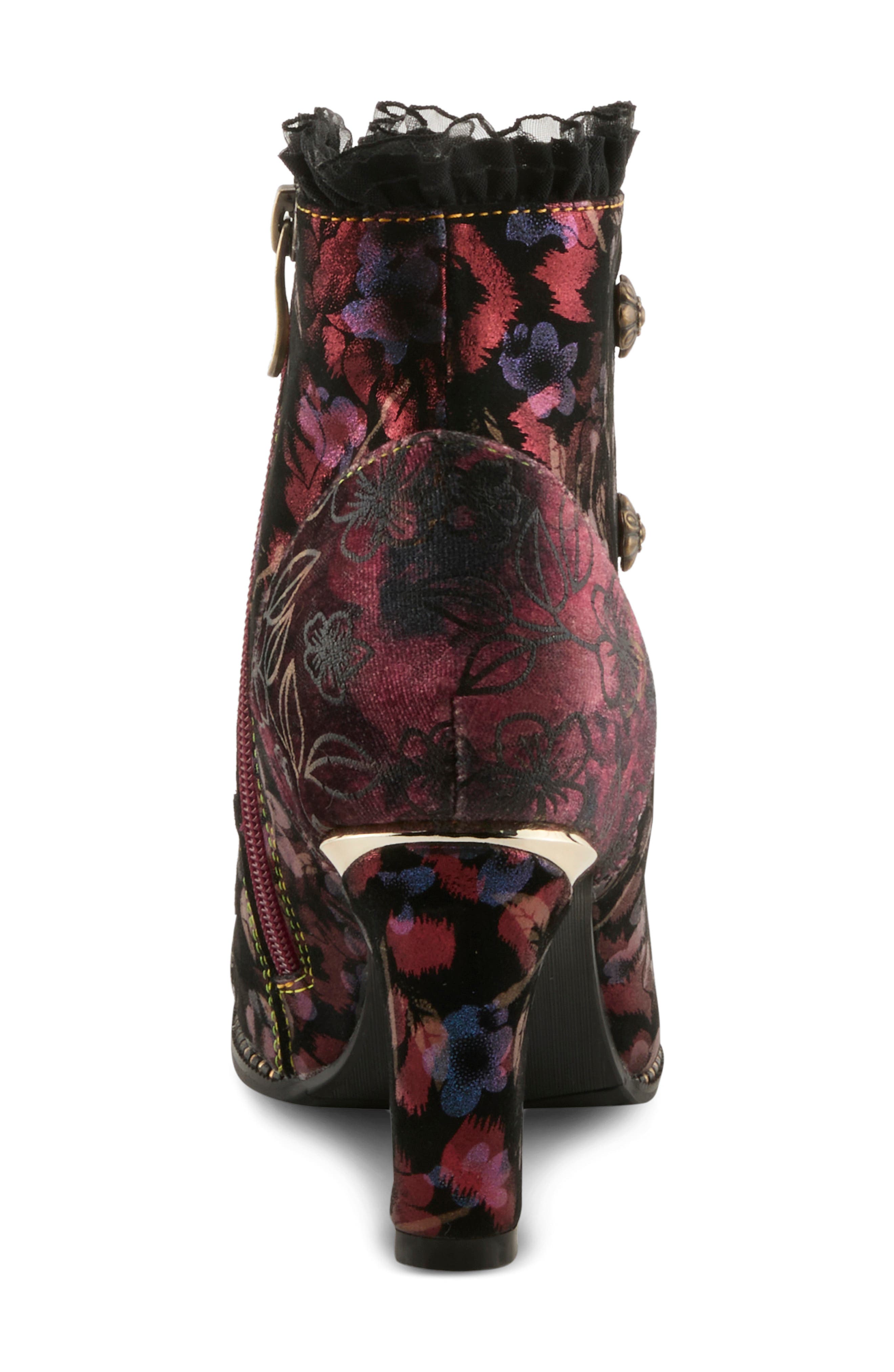 Boldaslove Bootie, Alternate, color, BORDEAUX MULTI