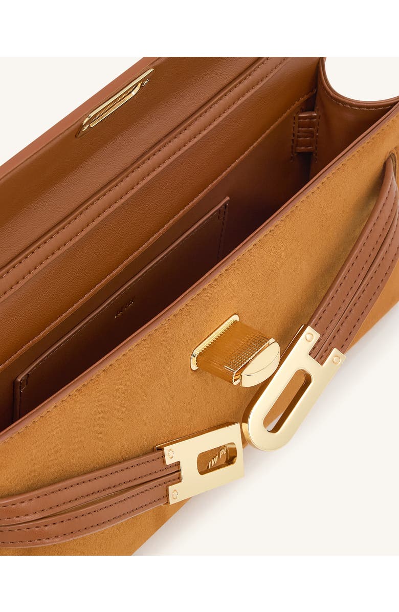 JW PEI Bria Faux Suede Top Handle Bag, Alternate, color, Brown