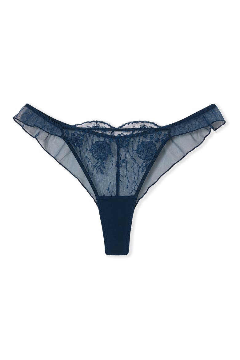 Poesie Tanga Briefs, Alternate, color, PETROL BLUE