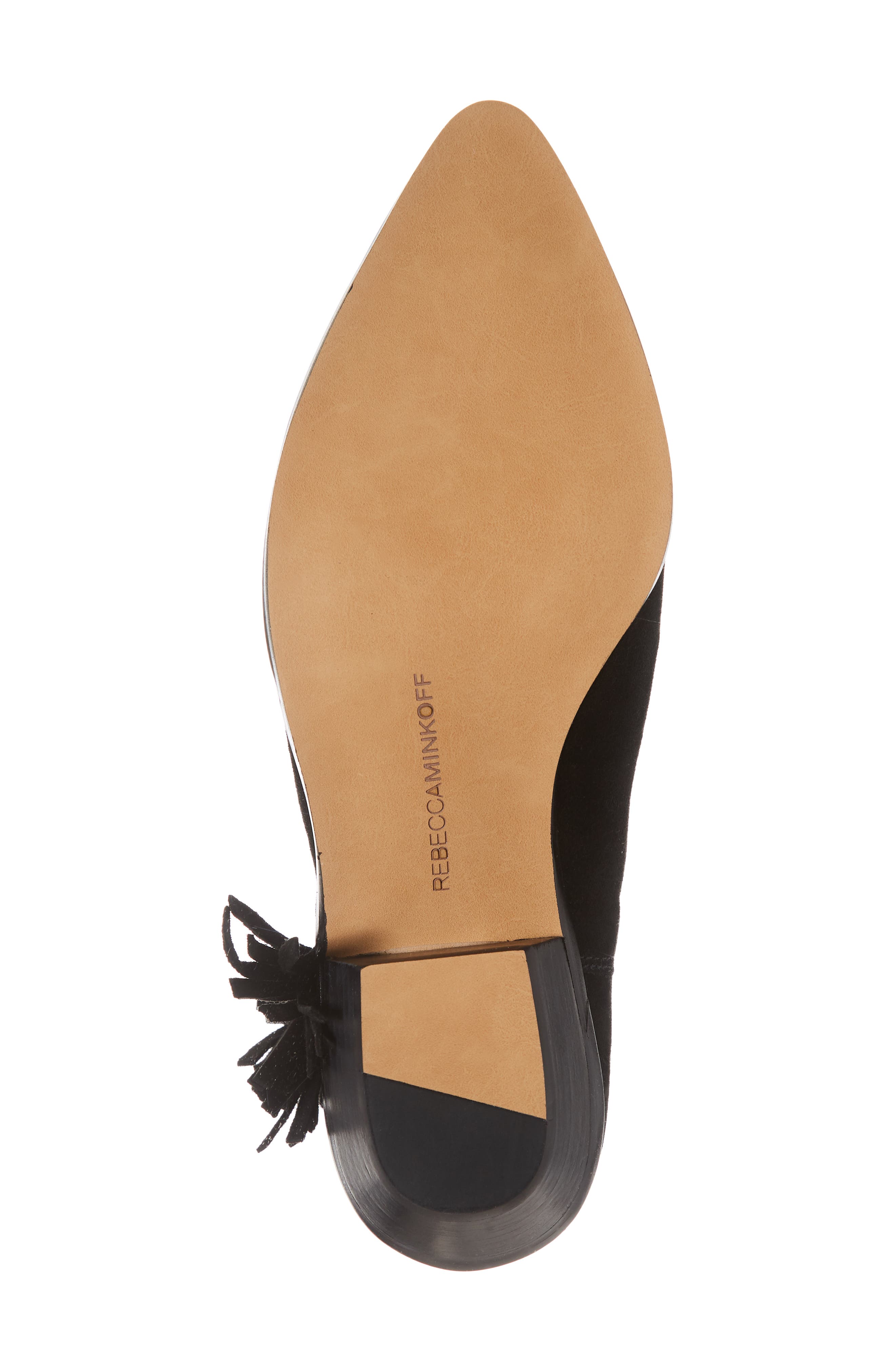 Krissa Fringed Bootie, Alternate, color, BLACK SUEDE