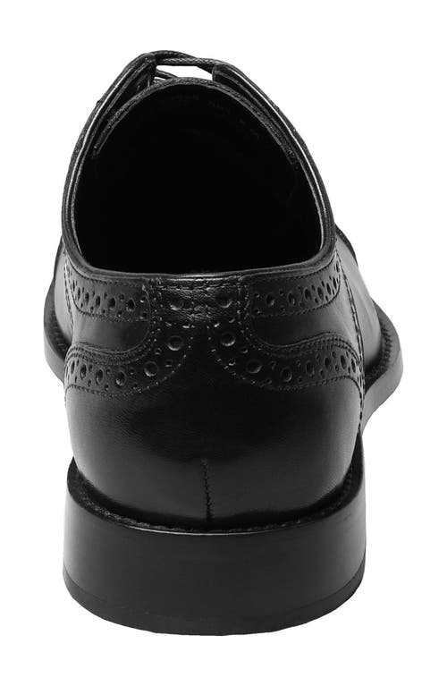 Nunn Bush Nelson Cap Toe Derby In Black