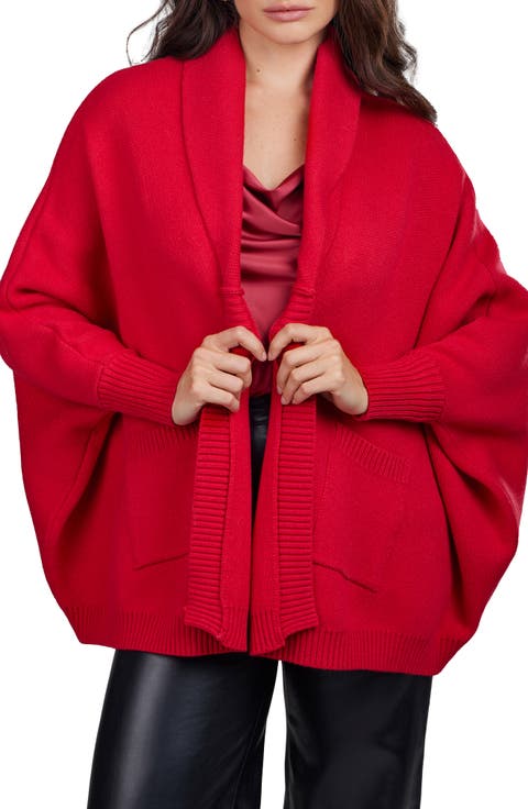 Oversize Ribbed Knit Cardigan