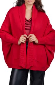 SAACHI Oversize Ribbed Knit Cardigan