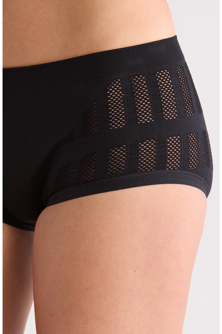 Midnight Hipster Panties, Alternate, color, BLACK