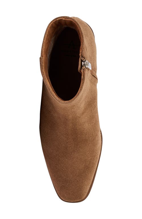 Aquatalia Reeta Luxe Suede Bootie In Brown