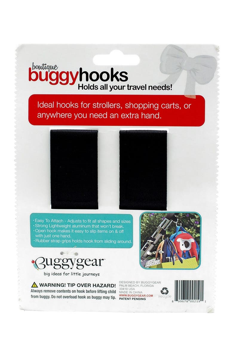 Nikiani Buggygear 'Boutique' Stroller Hooks, Alternate, color, Black