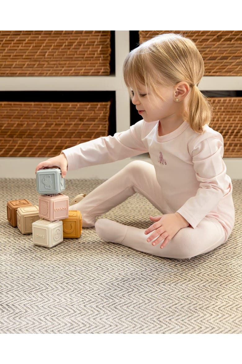 Girl And Her Waddling Ducks Cotton Rich Footie, Alternate, color, Baby Pink