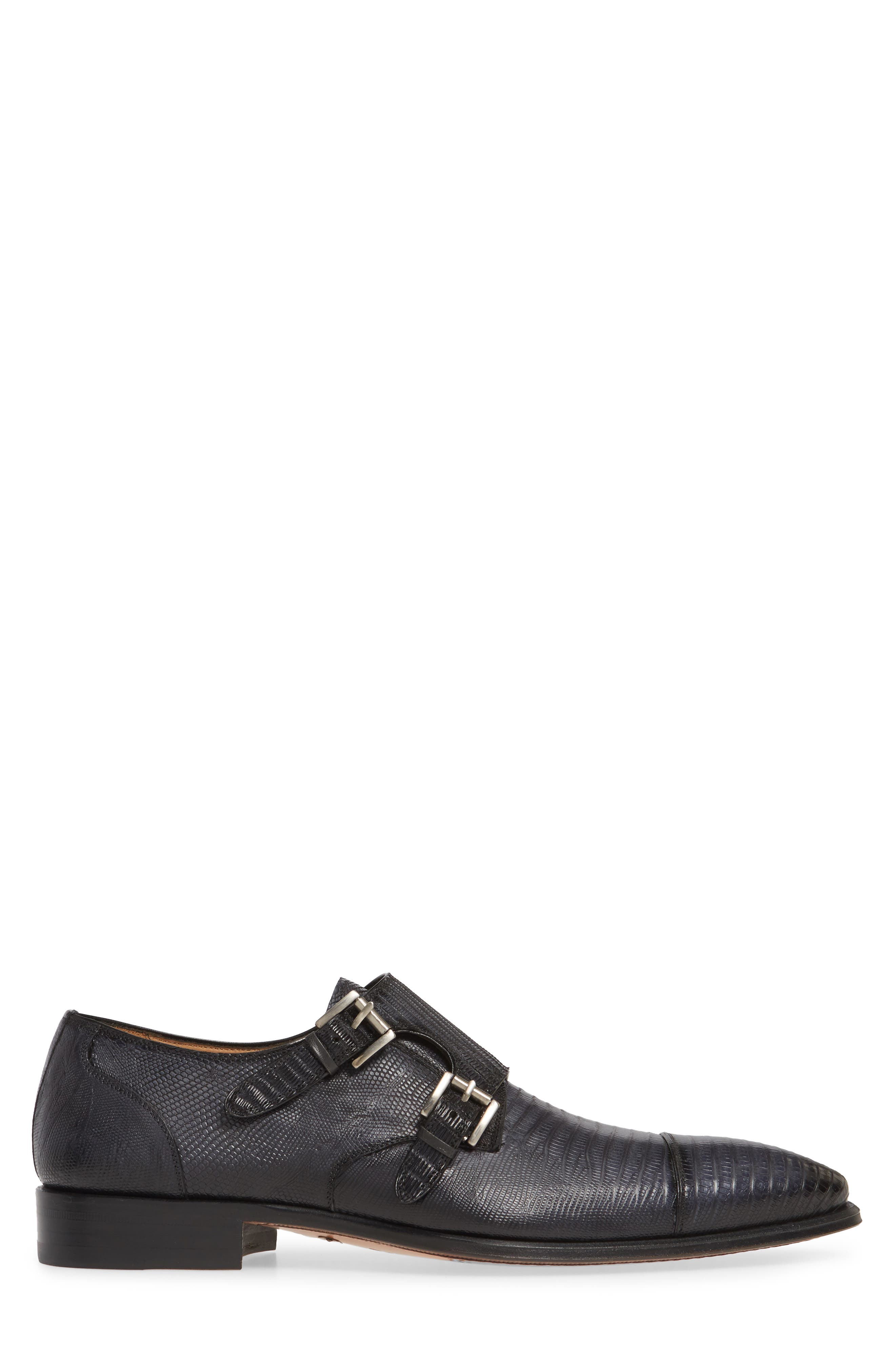 Mezlan Argentum Double Monk Strap Shoe, Alternate, color, 