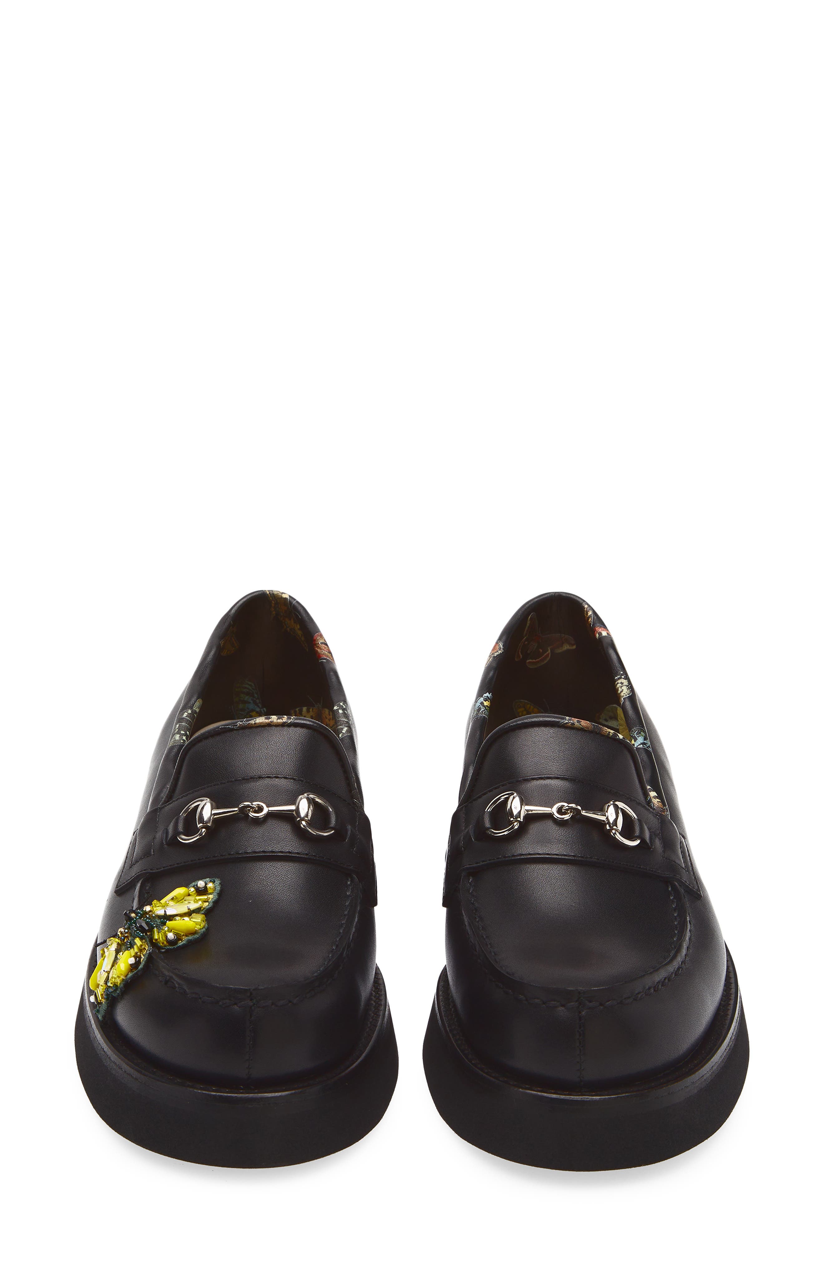 Undercover x Beautiful Shoes Bit Loafer, Alternate, color, Black