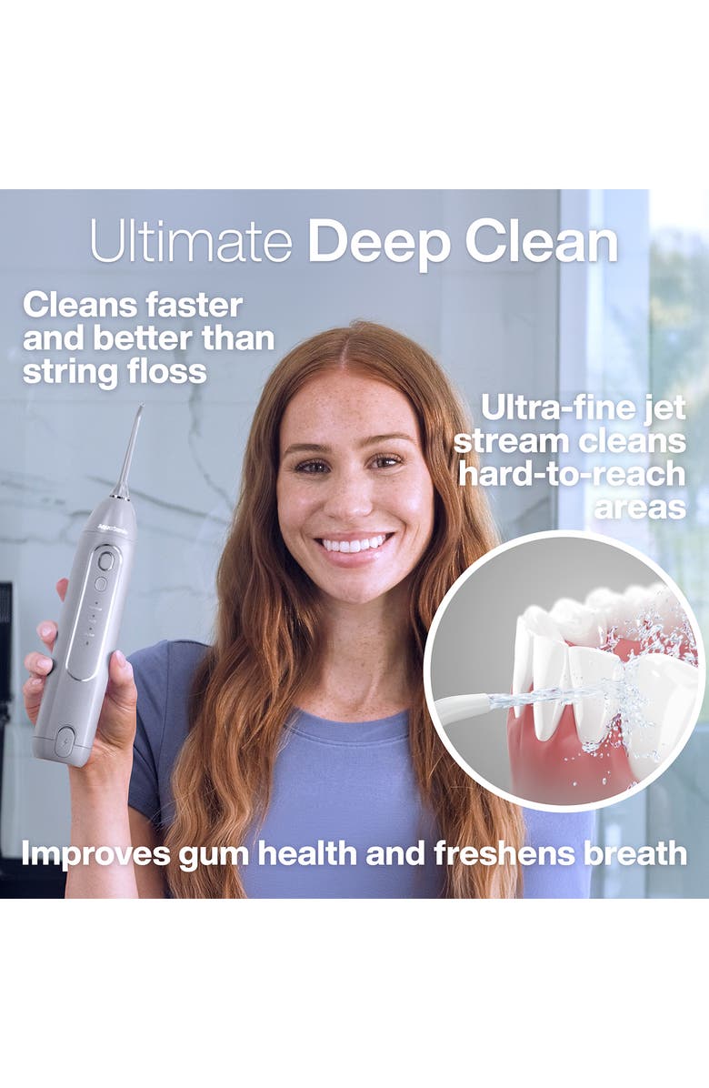 AQUASONIC Icon Stone Flosser, Alternate, color, Stone