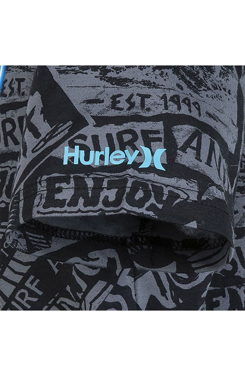 Hurley Kids' Bait Life Logo T-Shirt, Alternate, color, 023Black