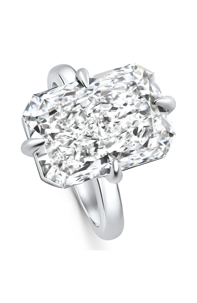Bliss Diamond Certified 11Ct Radiant Diamond Solitaire Engagement Ring 14k Gold/Pt Lab Grown, Alternate, color, 