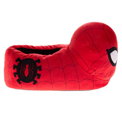 Spider-man Slippers Cozy, Plush, And Fun House Shoes In Red