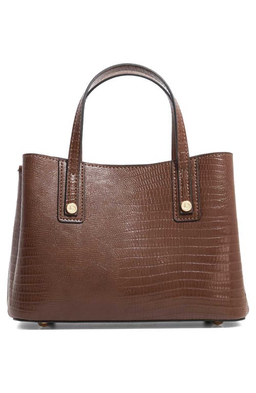 Dune London Dinky Dorrio Mini Tote Bag In Brown