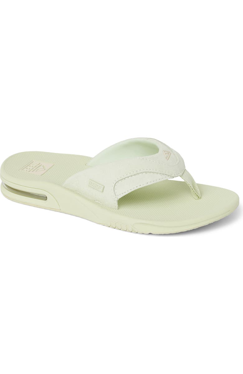 Reef Fanning Flip Flop Sandal, Main, color, Aloe Wash Suede