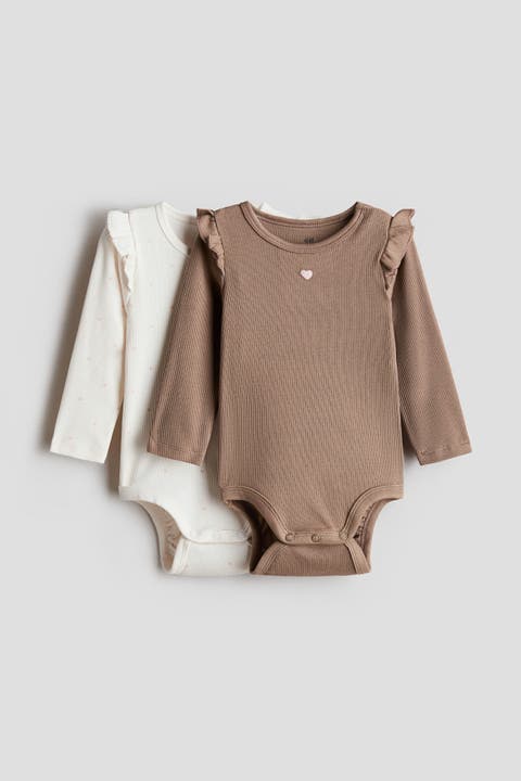 2-pack Cotton Bodysuits