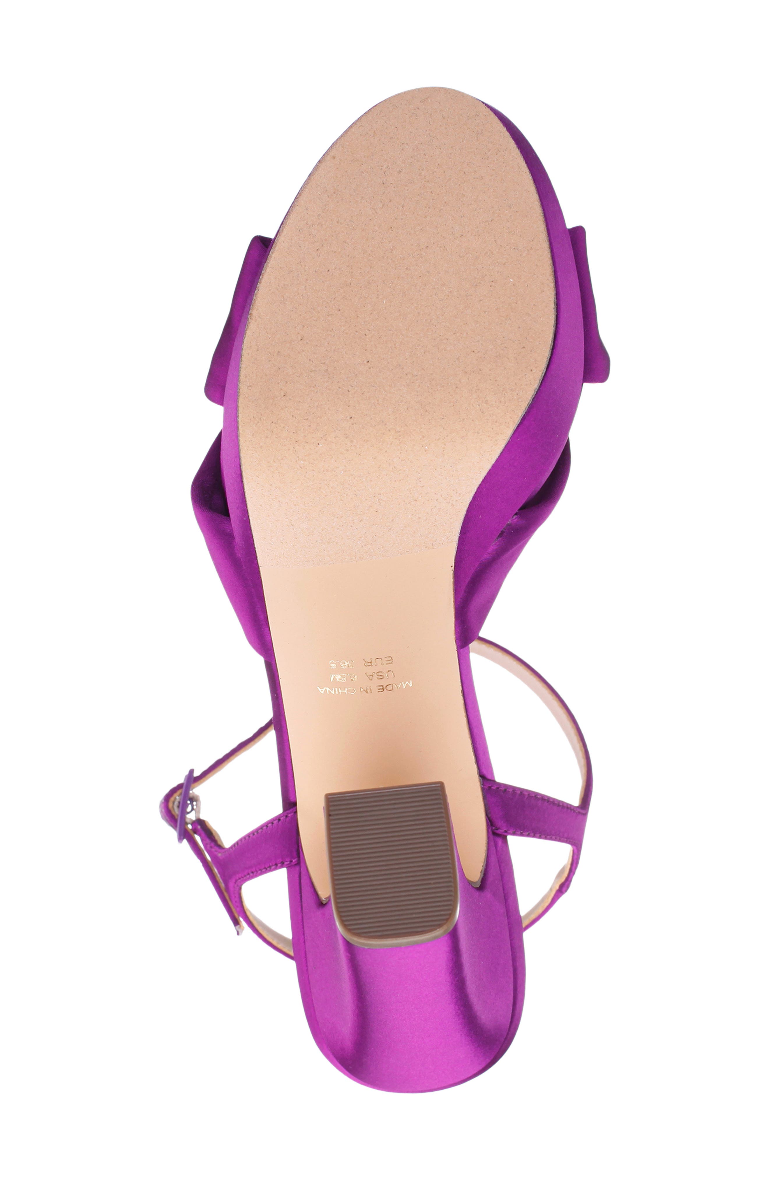 Sherlee Ankle Strap Platform Slide Sandal, Alternate, color, PURPLE