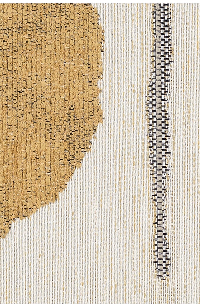 Elaine Smith Solstice Jacquard Indoor & Outdoor Woven Accent Pillow, Alternate, color, Gold