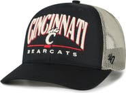 '47 Men's '47 Black Cincinnati Bearcats Arid Adjustable Trucker Hat