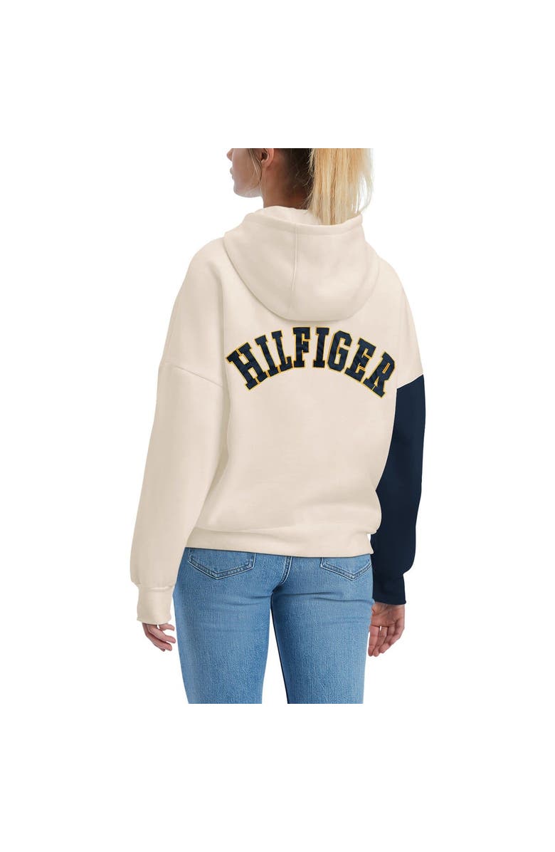 Tommy Hilfiger Women's Tommy Hilfiger Cream/Navy Nashville Predators Harriet Pullover Hoodie, Alternate, color, Cream