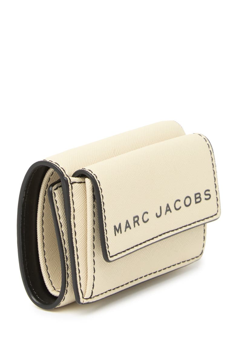 Mini Trifold Wallet, Alternate, color, MARSHMALLOW