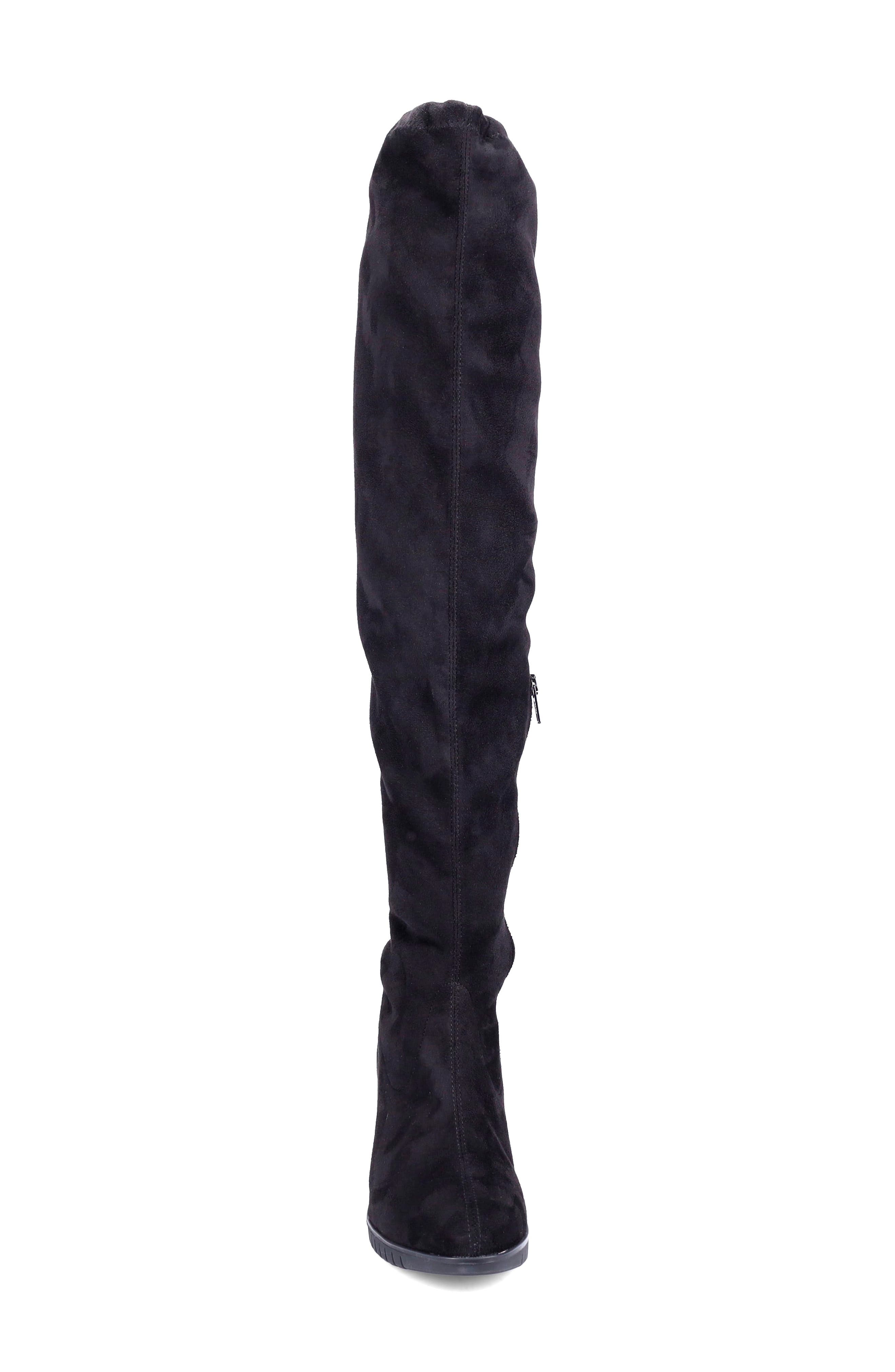 Fabia Over the Knee Boot, Alternate, color, ONYX
