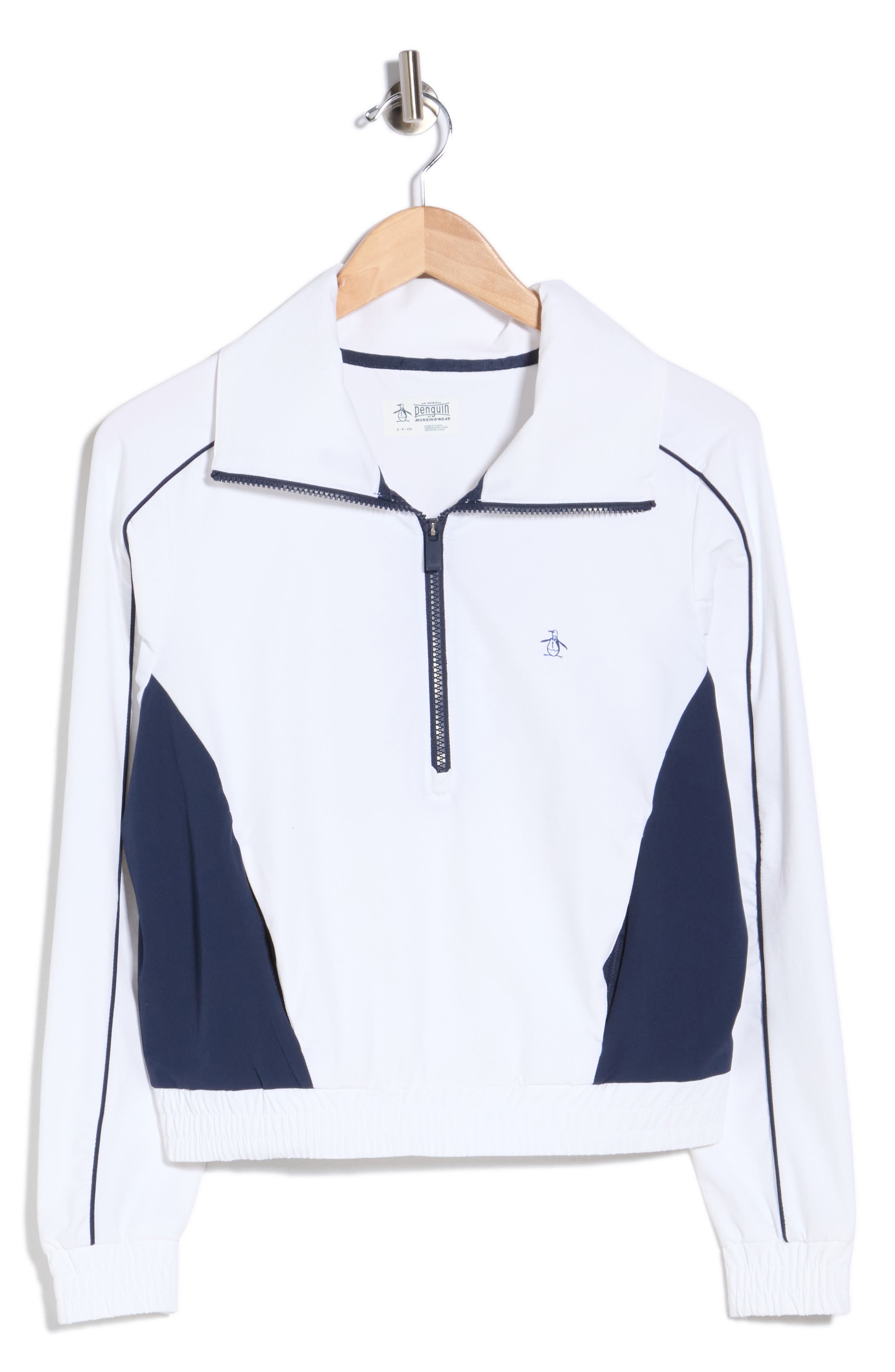 Cropped Quarter Zip Pullover