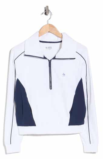 Cropped Quarter Zip Pullover