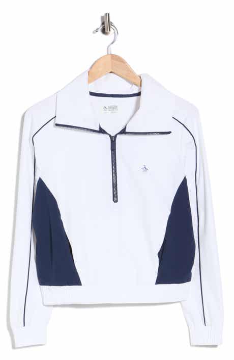 Cropped Quarter Zip Pullover