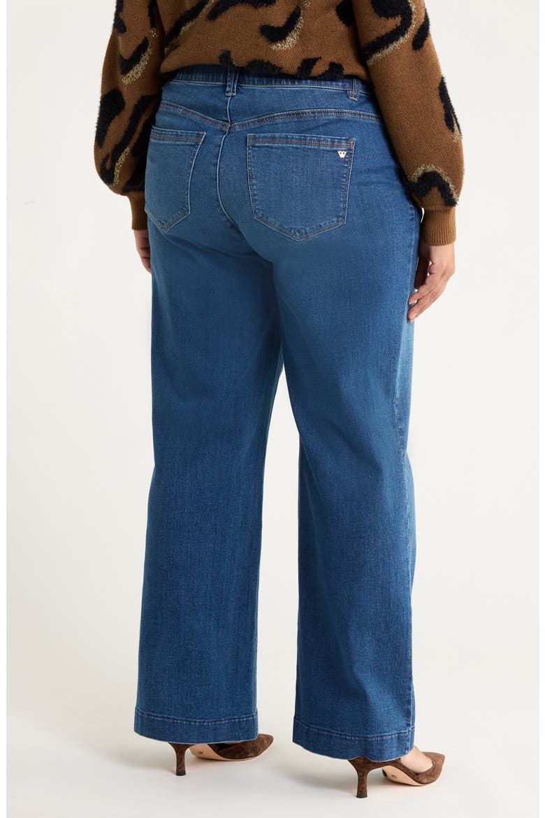 Sam High Waist Wide Leg Jeans, Alternate, color, BLUE