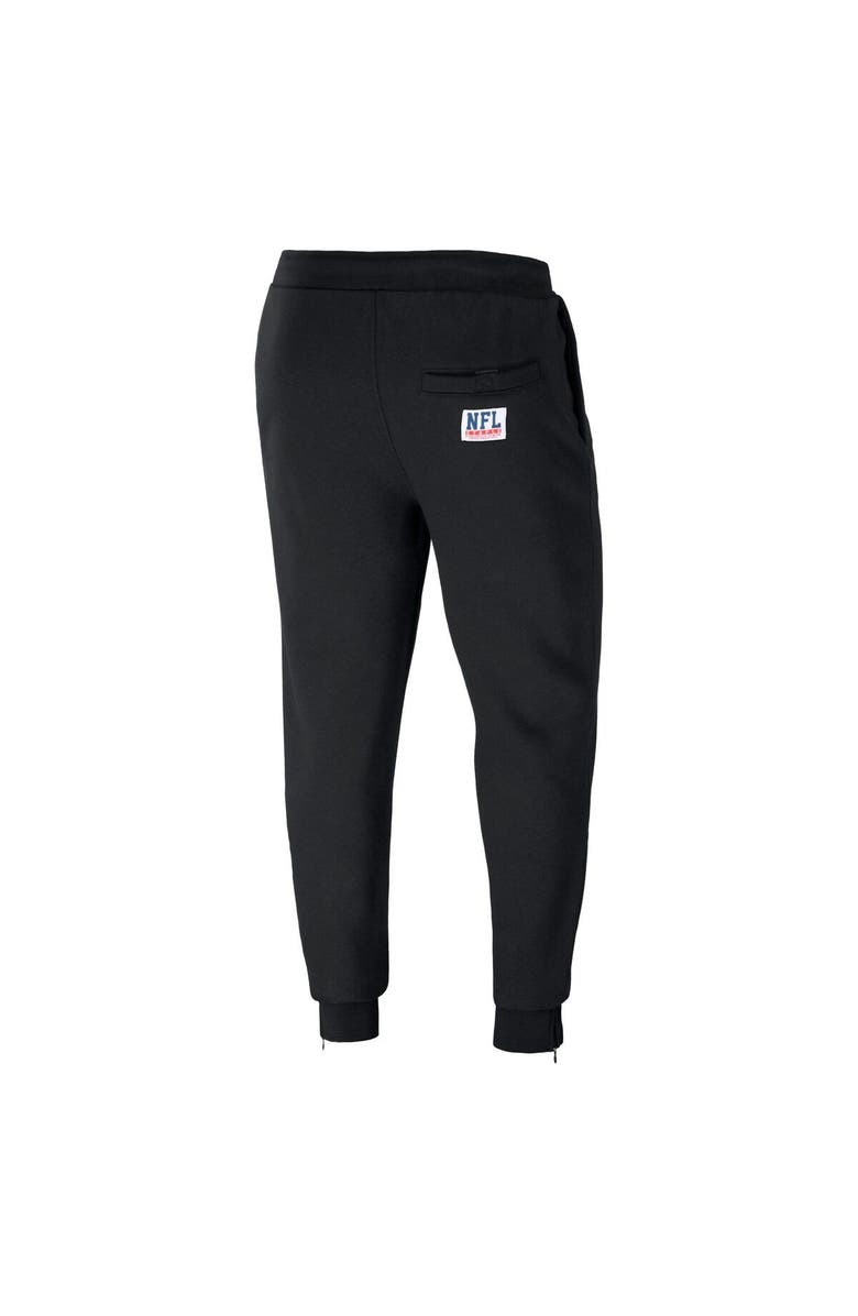 STAPLE Men's NFL x Staple Black New England Patriots Globe Fleece Pants, Alternate, color,