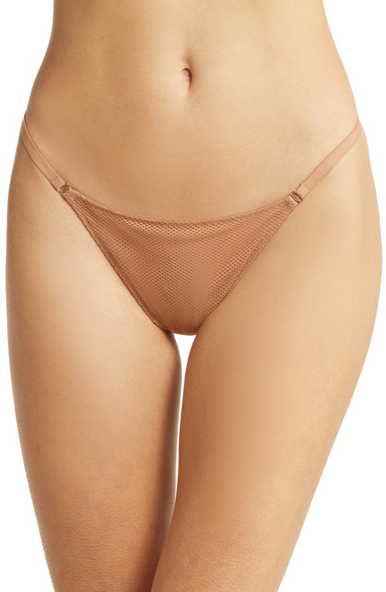 Skarlett Blue Mischief Thong, Main, color, Gleam/Tera