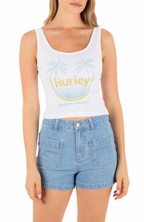 Memories Graphic Scoop Neck Crop Tank
