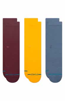 Stance Icon Assorted 3-Pack Crew Socks