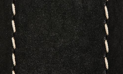 Robert Barakett Avalanche Suede Belt In Black