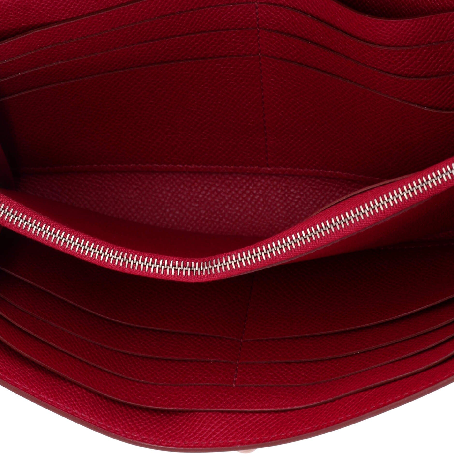 Kelly Wallet Epsom Long, Alternate, color, Red