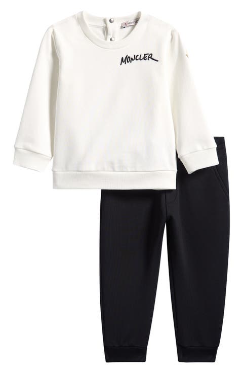 Kids' Embroidered Sweatshirt & Joggers Set