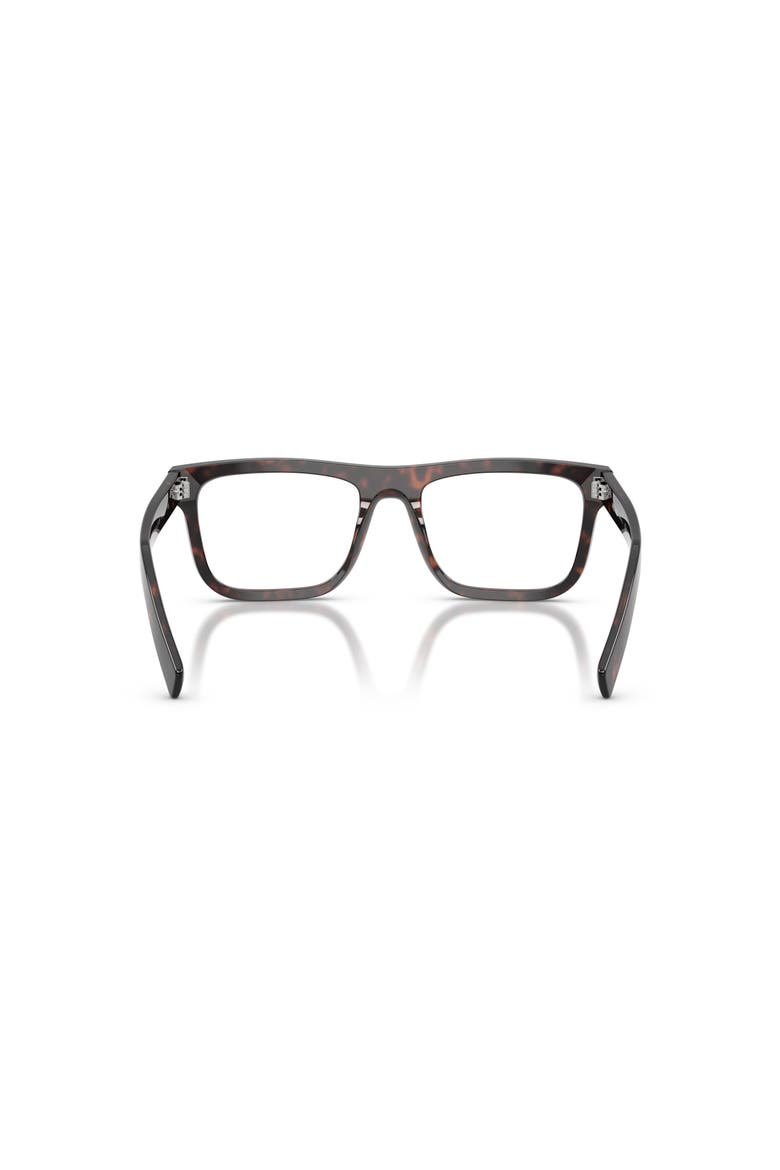 55mm Rectangle optical glasses, Alternate, color, Tortoise