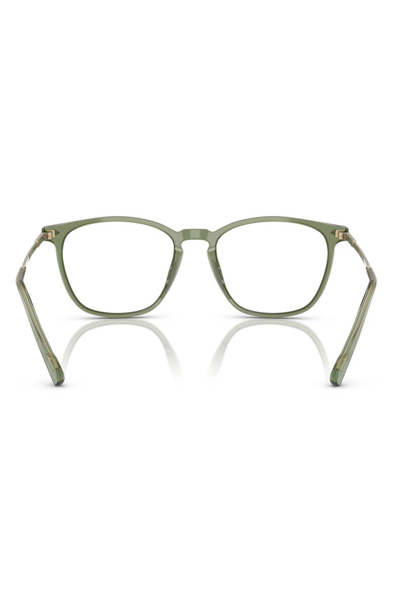 VOGUE 53mm Pillow Optical Glasses, Alternate, color, Transparent Green