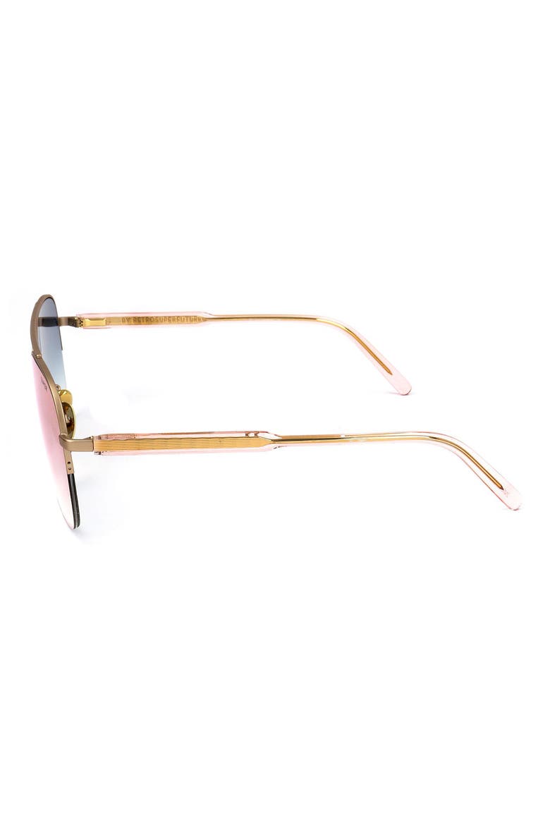 Gender Inclusive 60mm Square Sunglasses, Alternate, color, GOLD