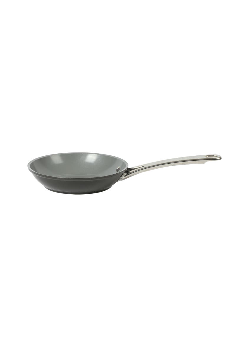 Titanium Ceramic Nonstick Forged Aluminum Cookware Pots & Pans Set with Tempered Glass Lids, Alternate, color, Black