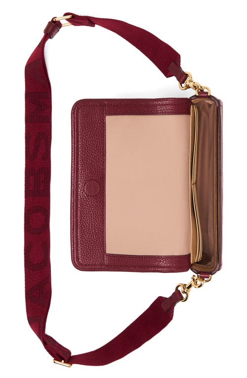 Marc Jacobs The Mini Leather Crossbody Bag In Red
