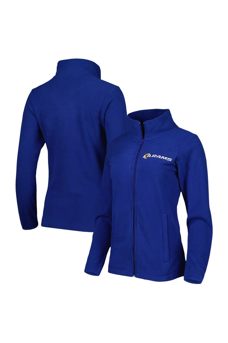 Women's Dunbrooke Royal Los Angeles Rams Hayden Polar Full-Zip Jacket, Main, color, Royal