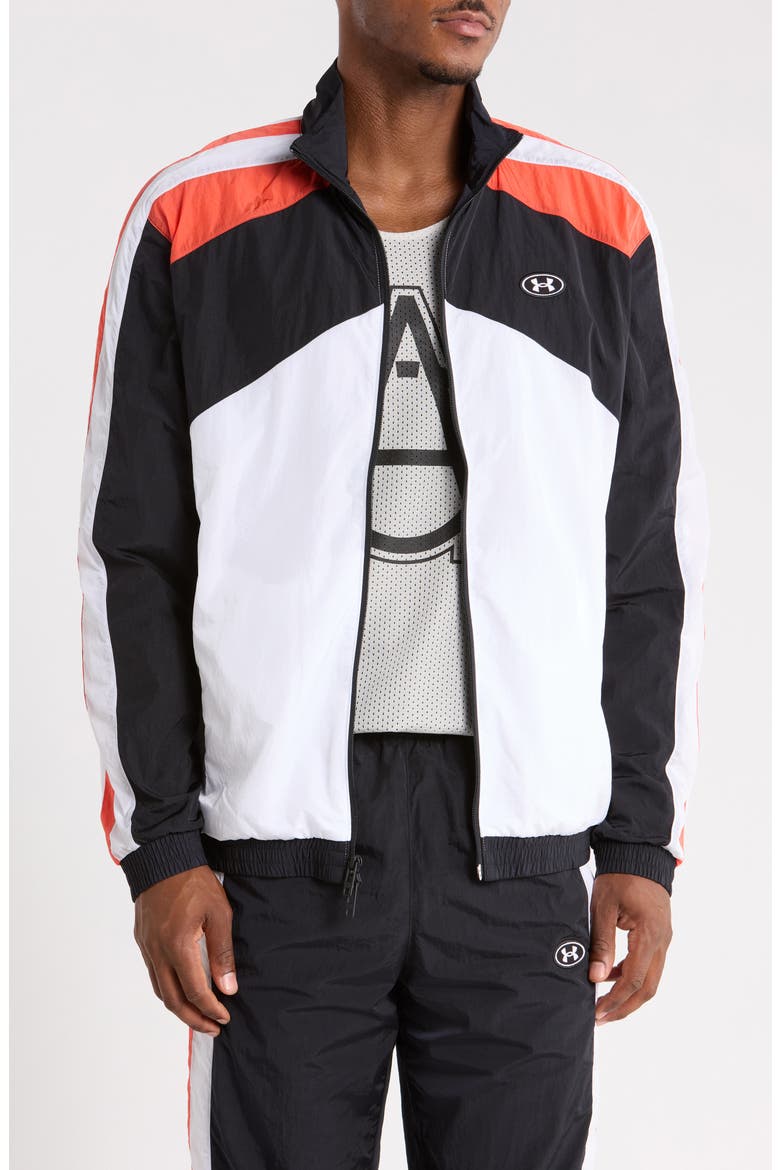Icon Woven Track Jacket, Main, color, 100 WHITE