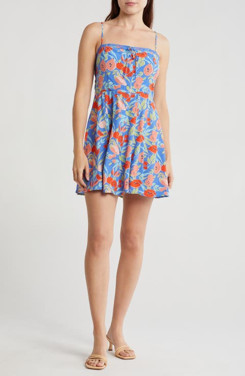 Button Trim Minidress