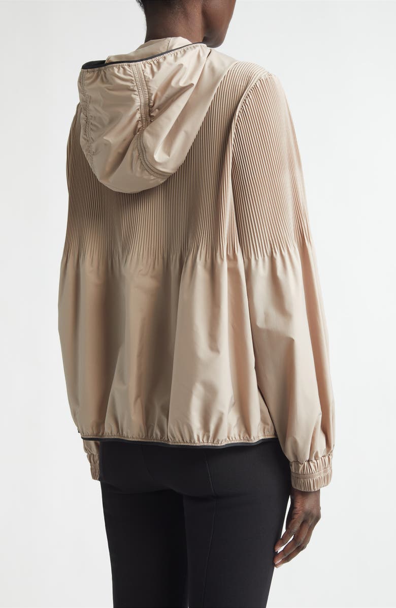 Moncler Anemone Hooded Jacket, Alternate, color, Neutral