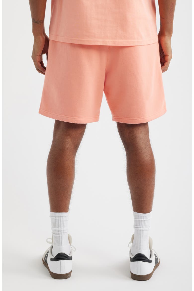 Karat Cotton Shorts, Alternate, color, PEACH AMBER